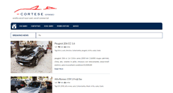 Desktop Screenshot of corteseautomobili.com