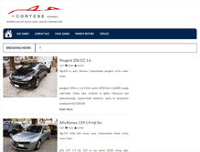 Tablet Screenshot of corteseautomobili.com